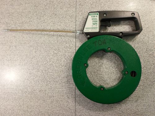 Greenlee 438-5 steel fish tape 50&#039; x 1/8&#034;