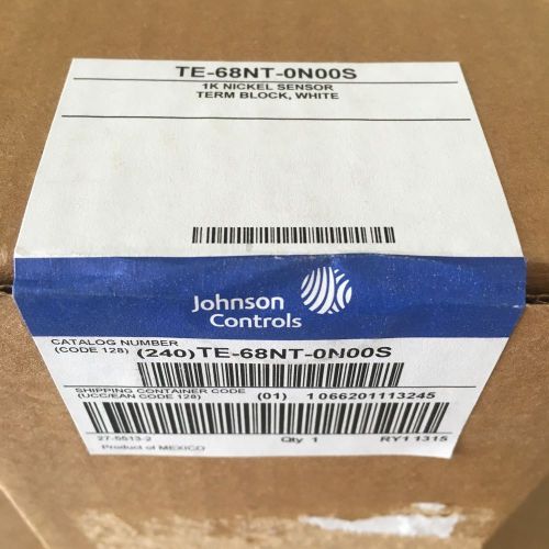 JOHNSON CONTROLS TE-68NT-0N00S temp Sensor 68NT Brand New Sealed Box