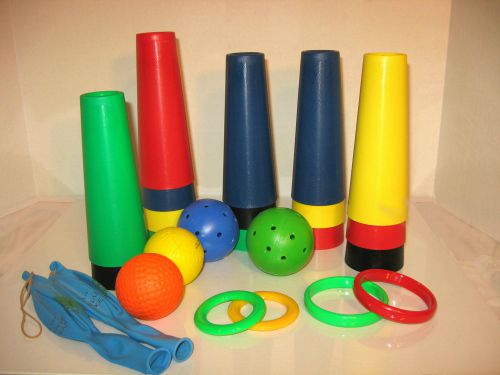 Therapy rehab cones with 30 cones and 10 accessories - new for sale
