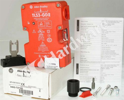 New allen bradley 440g-t27183 /e guard locking switch 440g tls3-gd2 24v ac/dc for sale