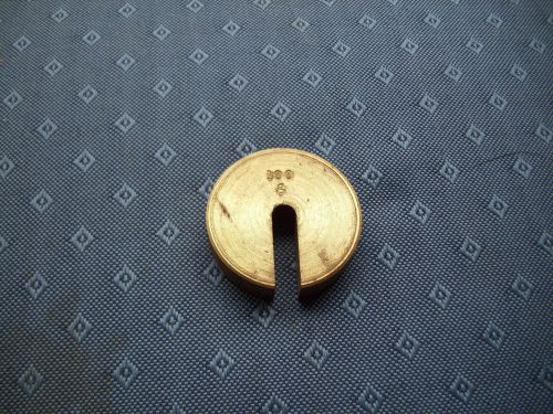 Calibration weights slotted brass 100 grams for sale