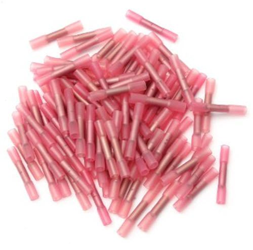 50 pieces    22-18 alpha red heat shrink butt connectors for sale