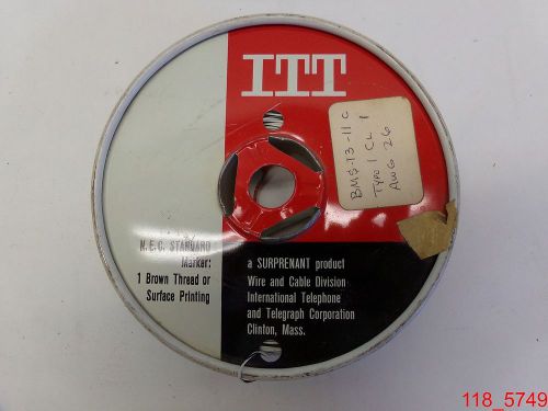 Nos itt 26 awg wire &amp; cable type 1 cl 100&#039; for sale