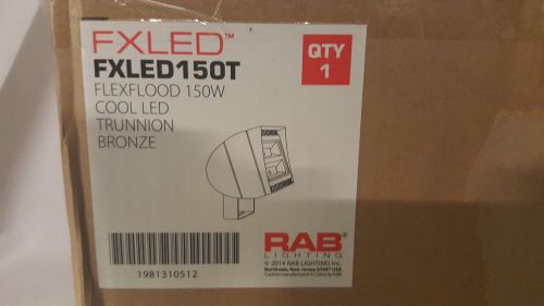 RAB LIGHTING LED FLOOD LIGHT FIXTURES 150W FXLED150T BRONZE FLOOD 15O
