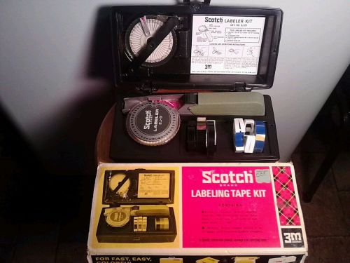 Vintage Scotch Brand Labeling Tape Kit No. EJ-29