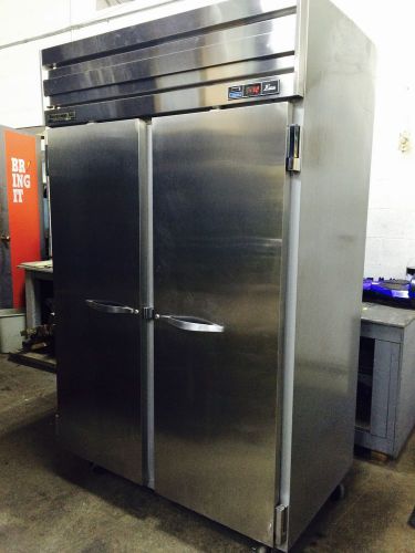 Beverage air double door stainless steel freezer great working condition for sale