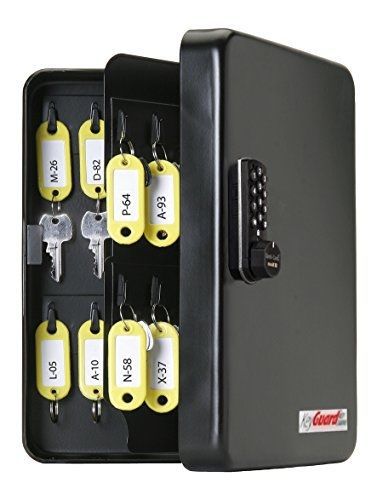 KeyGuard SL-8548-E Electronic Key Cabinet With Black Combi-Cam-E - 48 Hook