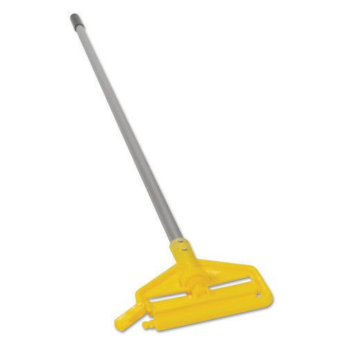 Invader aluminum side-gate wet-mop handle, 1 dia x 60, gray/yellow for sale