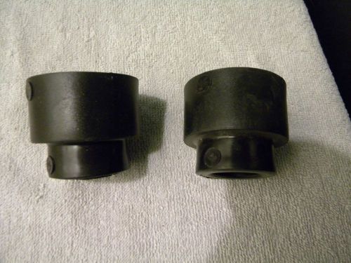 Lot of 2 ---- socket fusion reducing coupling 1-1/4&#034; ips x 3/4&#034; ips  black for sale