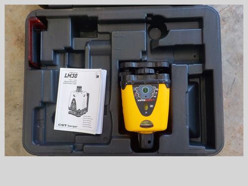 CST BERGER LM30 CONTRACTOR  ROTARY LASERMARK LASER LEVEL **EXCELLENT CONDITION*