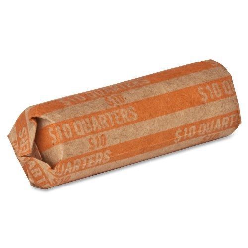 Coin Wrapper, 60 lb., Quarters, 10.00, 1000/Box, Orange