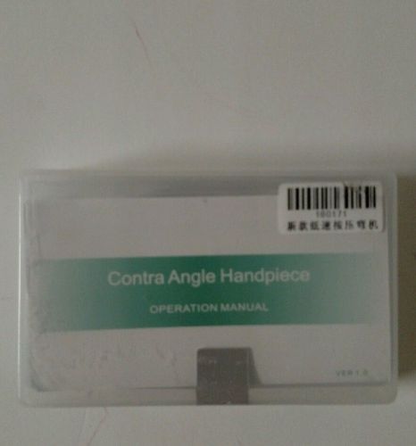 Contra angle handpiece