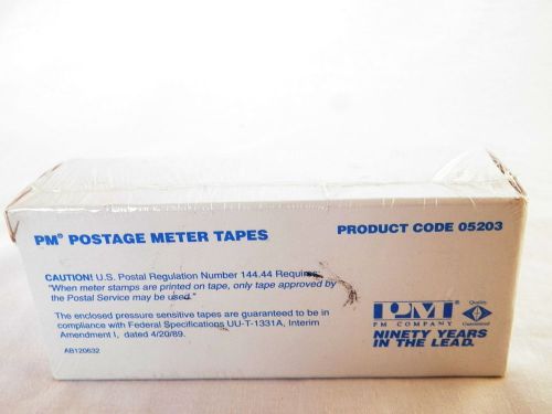 5 boxes PM Postage Meter Tapes 05203 300 Tape per box Post office Label