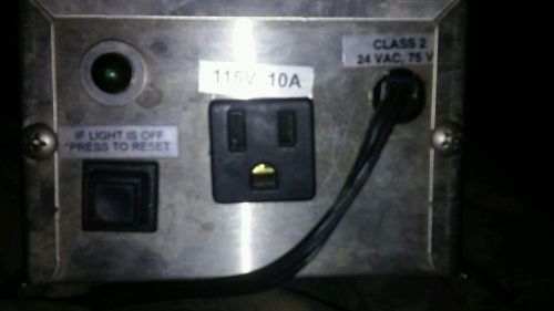 Lancer 82-3029 Soda Fountain Dispenser Machine Resettable Power Supply 115 Volt