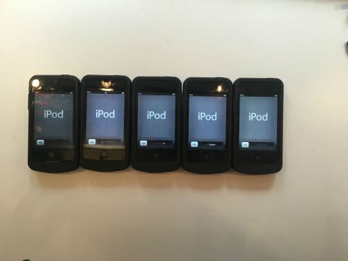 Lot of 5 Linea-Pro 4 barcode scanner 1D, MSR, 8GB iPod Touch black + charger LP4