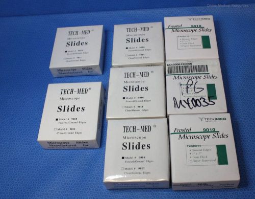 Tech-Med 576 ea. Frosted Microscope Slides 3&#034; x 1&#034; 76.2 x 25.4 mm