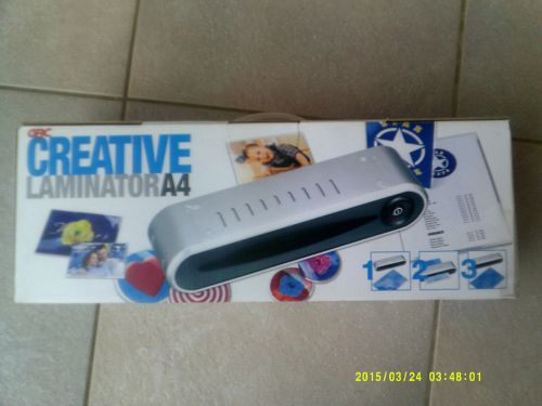 New gbc creative laminator a4 for sale