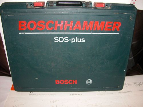 BOSCH SDS-PLUS  ROTOHAMMER WITH NEW 5/8 DRILLBIT ORIG CASE GOOD WORKING LIGHT U