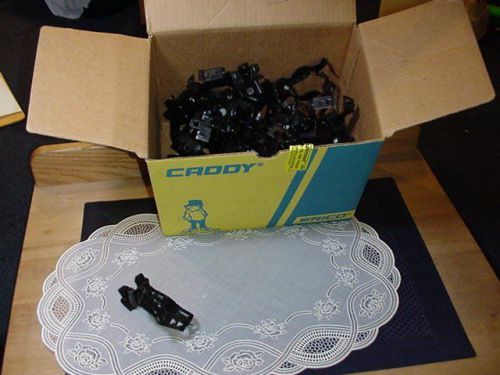 Box of 37 erico caddy 20m58 flange mounting conduit clip new in box! for sale