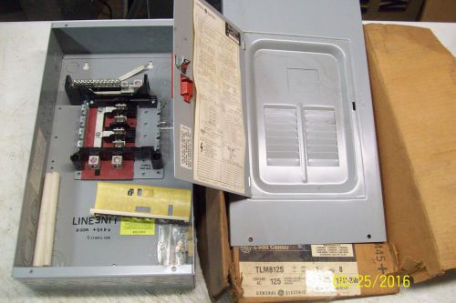 *NEW* GENERAL ELECTRIC GE LOAD CENTER 125 AMP 1 PHASE 120/240V AC TLM812S