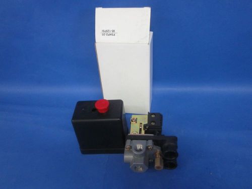 Ps4p2-20 95-125 psi air compressor pressure switch 20 amp 4 port slightly used for sale