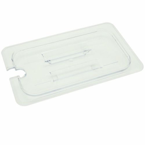 1 PC POLYCARBONATE Cover Lid For Food Pan, Clear Sixth Size Slotted SP7600C