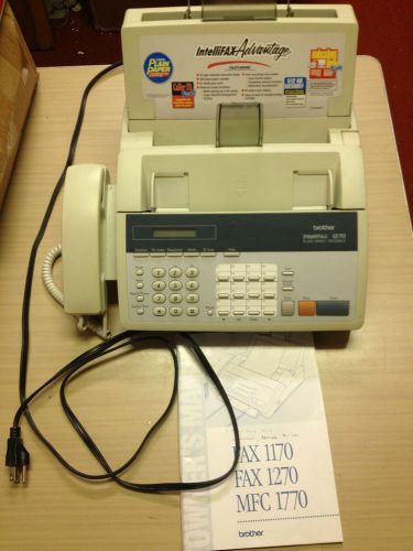Brother IntelliFAX 1270 and Manual