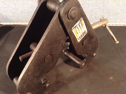Ingersoll rand bc-5 beam clamps — 5-ton capacity, fits 3 9/16in.w to 12 5/8in. for sale