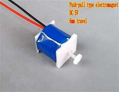 New 2pcs dc 5v push pull type solenoid electromagnet dc micro electonic solenoid for sale