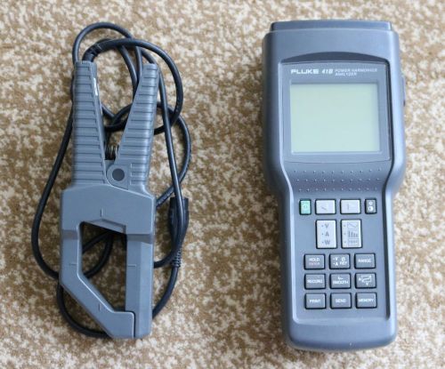 Fluke Model 41B Power Harmonic Analyzer w/case and accessories - Used