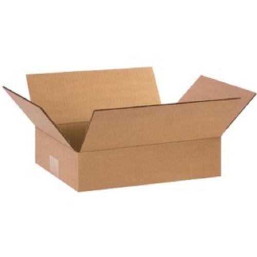 Corrugated Cardboard Flat Shipping Storage Boxes 12&#034; x 9&#034; x 4&#034; (Bundle of 50)