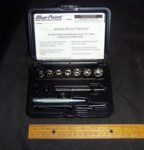 Blue point no. ga219b sheet metal hole cutter kit for sale