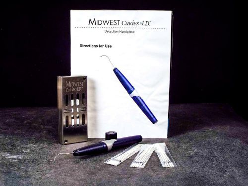 Dentsply Midwest Caries I.D. Diagnostic Detection Aid w/ Accessories - For Parts