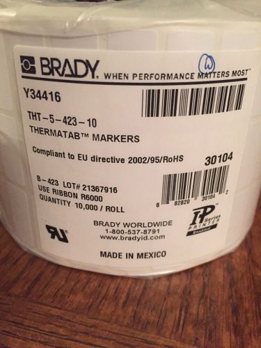 Brady Thermatab Markers (labels) THT-5-423-10