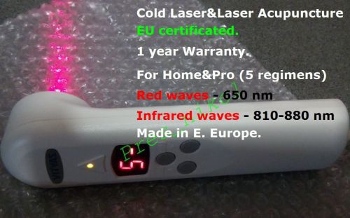 Cold laser 110/220v new model quantum therapy+chiropractic+pain relief+see video for sale