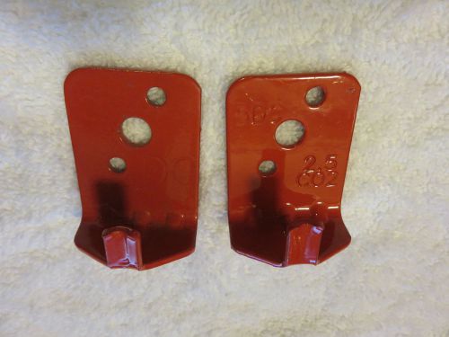 (lot of 2) universal wall mount (5 lb. size) fire extinguisher bracket new for sale