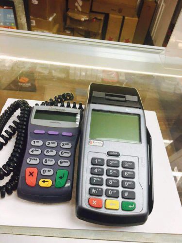 Verifone First Data Terminal with PinPad and Power Supply - FD55