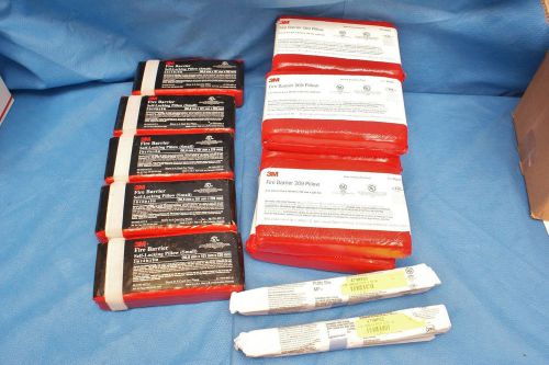 5 Small 3M Fire Barrier Pillows With 8 Fire Barrier 269 And 2 Putty Stix MP+