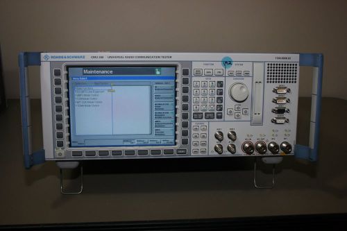 Rohde schwarz cmu200 &amp; gsm, c2k, wcdma, audio, loaded!, calibrated warranty for sale