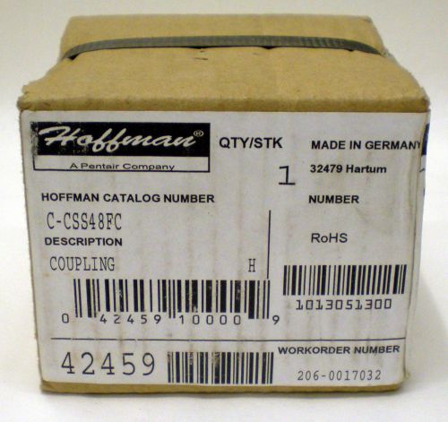 NEW PENTAIR HOFFMAN C-CSS48FC STAINLESS COUPLER COUPLING MOUNT ASSEMBLY