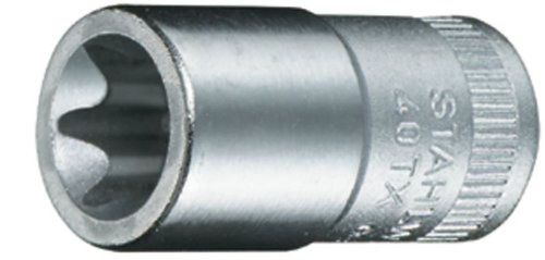 Stahlwille 40TX-E10 Steel External Torx Screwdriver Socket 1/4&#034; Drive 9.4mm D...