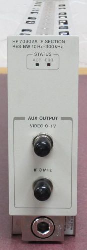 Agilent HP 70902A IF Section Plug-In 10Hz-300kHz