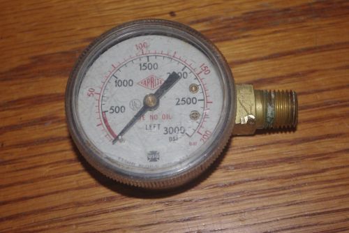 Taprite high pressure replacement gauge 0-3000 PSI
