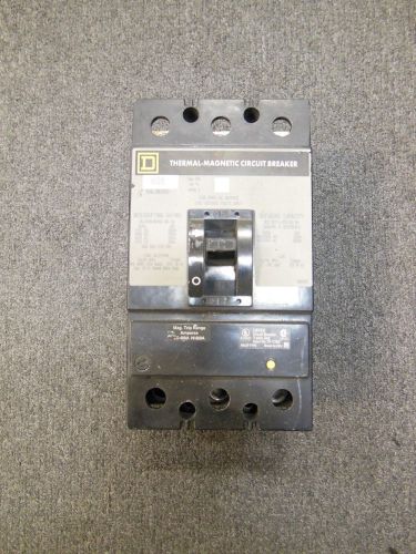 Square D  Thermal Magnetic 3-Pole 80A I-Line Circuit Breaker 480VAC