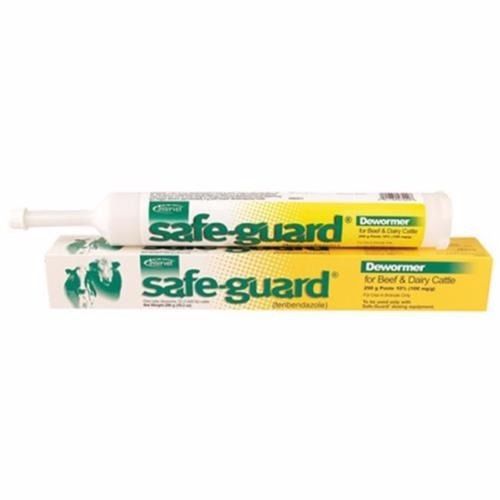Safe-Guard (Fenbendazole) 290Gram Beef Dairy Cattle Wormer Paste Dewormer 1Tube