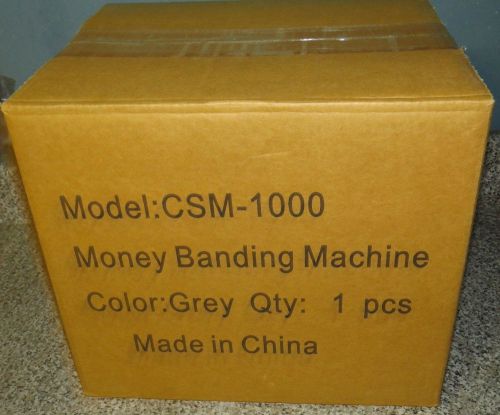 DocuGem CSM-1000 Bill Strapping Machine -BRAND NEW!