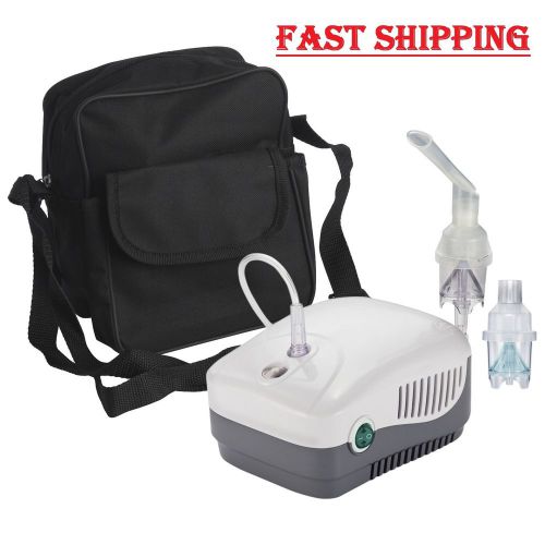 Medneb airial compressor nebulizer machine with carry bag + reusable kit for sale