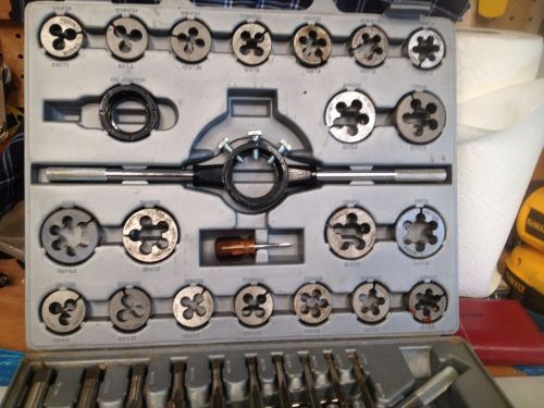 Tap &amp; die set-- metric &amp; inches for sale