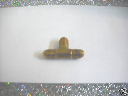 Fitting brass tee flare 3/16&#034;o.d.  for 45 degree flares for sale