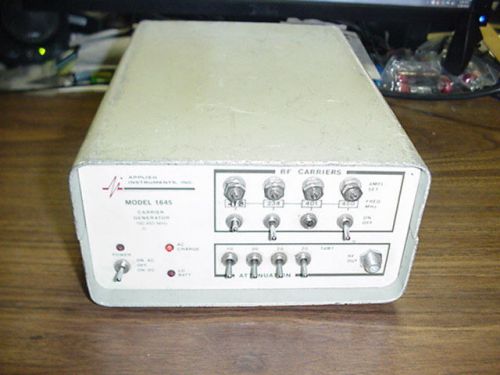 Applied Instruments Inc. Carrier Generator 160-450 MHz, Model 1645. &gt;J2
